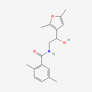 molecular formula C17H21NO3 B2784051 N-[2-(2,5-dimethylfuran-3-yl)-2-hydroxyethyl]-2,5-dimethylbenzamide CAS No. 2309217-89-6