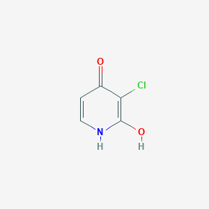 molecular formula C5H4ClNO2 B027841 3-氯-4-羟基吡啶-2(1H)-酮 CAS No. 103792-81-0