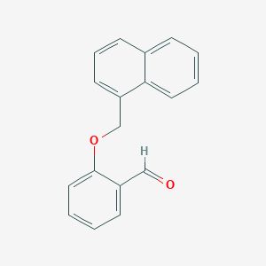 molecular formula C18H14O2 B2784211 2-(Naphthalen-1-ylmethoxy)benzaldehyde CAS No. 194803-00-4