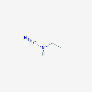 molecular formula C3H6N2 B2784269 cyano(ethyl)amine CAS No. 38434-78-5