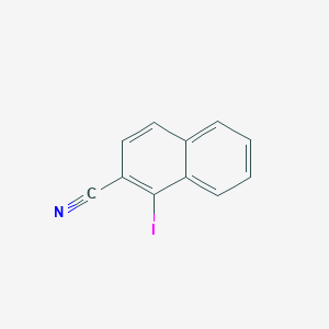 molecular formula C11H6IN B2784282 1-Iodo-2-naphthonitrile CAS No. 1261562-51-9