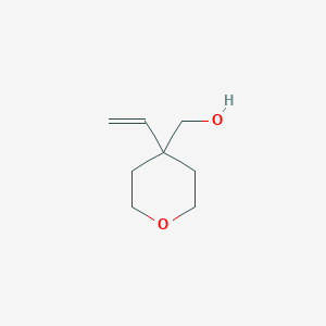 molecular formula C8H14O2 B2784433 (4-Ethenyloxan-4-yl)methanol CAS No. 2375260-90-3