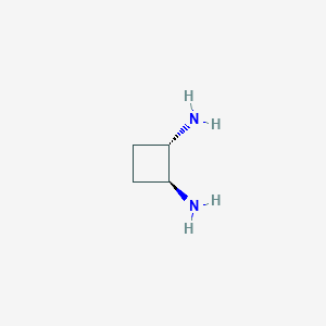 molecular formula C4H10N2 B2784468 (1S,2S)-Cyclobutane-1,2-diamine CAS No. 206991-45-9