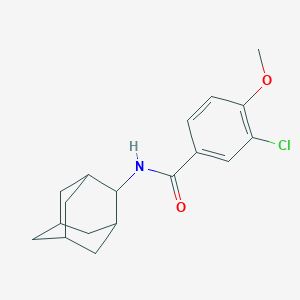 molecular formula C18H22ClNO2 B278449 N-(2-adamantyl)-3-chloro-4-methoxybenzamide 