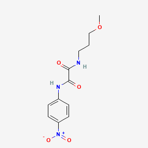molecular formula C12H15N3O5 B2784653 N1-(3-methoxypropyl)-N2-(4-nitrophenyl)oxalamide CAS No. 363580-26-1