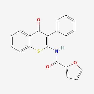 molecular formula C20H13NO3S B2784709 N-(4-oxo-3-phenyl-4H-thiochromen-2-yl)furan-2-carboxamide CAS No. 883964-02-1