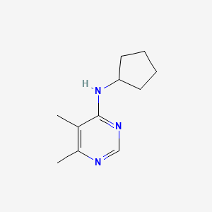 N-cyclopentyl-5,6-dimethylpyrimidin-4-amine