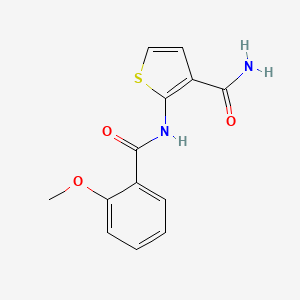 2-(2-Methoxybenzamido)thiophene-3-carboxamide