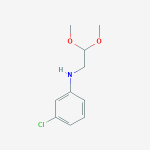 3-chloro-N-(2,2-dimethoxyethyl)aniline
