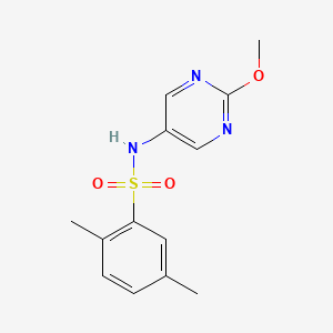 molecular formula C13H15N3O3S B2784933 N-(2-methoxypyrimidin-5-yl)-2,5-dimethylbenzenesulfonamide CAS No. 1421484-29-8