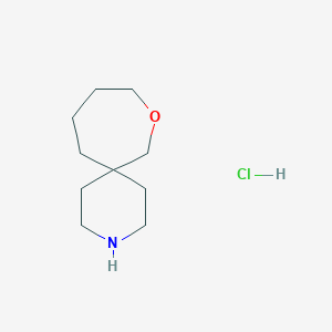 8-Oxa-3-azaspiro[5.6]dodecane;hydrochloride