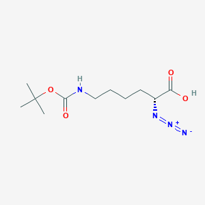 molecular formula C11H20N4O4 B2784958 N3-D-Lys(boc)-oh 