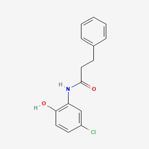molecular formula C15H14ClNO2 B2784961 N-(5-chloro-2-hydroxyphenyl)-3-phenylpropanamide CAS No. 86886-78-4
