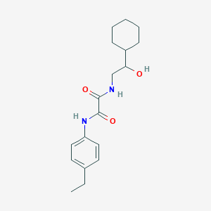 N1-(2-cyclohexyl-2-hydroxyethyl)-N2-(4-ethylphenyl)oxalamide