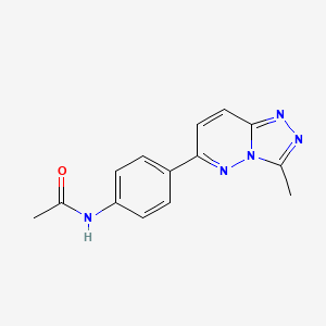 N-(4-(3-methyl-[1,2,4]triazolo[4,3-b]pyridazin-6-yl)phenyl)acetamide