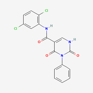 N-(2,5-dichlorophenyl)-2,4-dioxo-3-phenyl-1,2,3,4-tetrahydropyrimidine-5-carboxamide