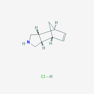 (1R,2S,6R,7S)-4-Azatricyclo[5.2.1.02,6]dec-8-ene;hydrochloride