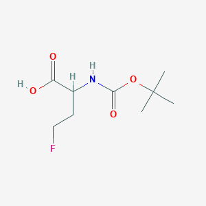 2-([(Tert-butoxy)carbonyl]amino)-4-fluorobutanoic acid