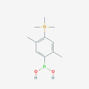 2,5-Dimethyl-4-(trimethylsilyl)phenylboronic acid