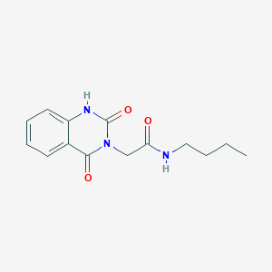 molecular formula C14H17N3O3 B2785047 N-butyl-2-(2,4-dioxo-1,2,3,4-tetrahydroquinazolin-3-yl)acetamide CAS No. 688773-31-1