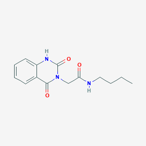 molecular formula C14H17N3O3 B2785047 N-butyl-2-(2,4-dioxo-1H-quinazolin-3-yl)acetamide CAS No. 688773-31-1
