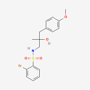 2-bromo-N-(2-hydroxy-3-(4-methoxyphenyl)-2-methylpropyl)benzenesulfonamide