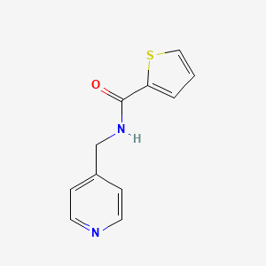 molecular formula C11H10N2OS B2785119 N-(吡啶-4-基甲基)噻吩-2-羧酰胺 CAS No. 346692-27-1