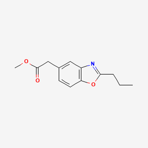 Methyl 2-(2-propyl-1,3-benzoxazol-5-yl)acetate