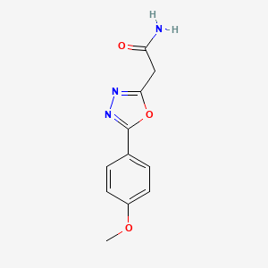 2-[5-(4-Methoxyphenyl)-1,3,4-oxadiazol-2-yl]acetamide