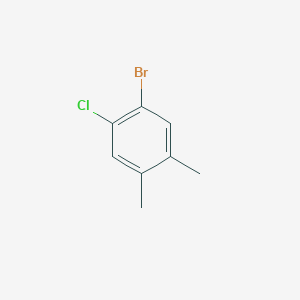molecular formula C8H8BrCl B2785142 1-Bromo-2-chloro-4,5-dimethylbenzene CAS No. 500536-40-3