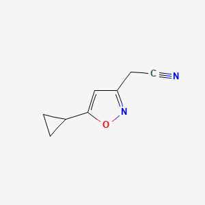 2-(5-Cyclopropylisoxazol-3-yl)acetonitrile