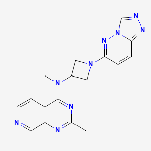 N-methyl-N-{2-methylpyrido[3,4-d]pyrimidin-4-yl}-1-{[1,2,4]triazolo[4,3-b]pyridazin-6-yl}azetidin-3-amine