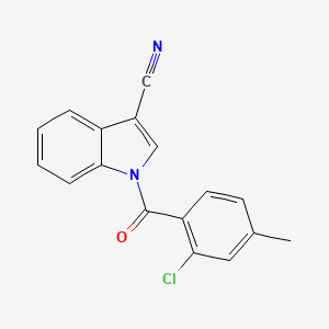 1-[(2-chloro-4-methylphenyl)carbonyl]-1H-indole-3-carbonitrile