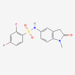 2,4-difluoro-N-(1-methyl-2-oxoindolin-5-yl)benzenesulfonamide