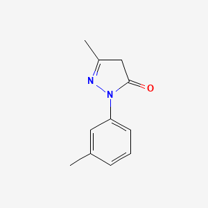 molecular formula C11H12N2O B2785184 5-methyl-2-(3-methylphenyl)-2,4-dihydro-3H-pyrazol-3-one CAS No. 20124-80-5