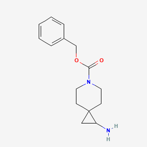 molecular formula C15H20N2O2 B2785187 Benzyl 1-amino-6-azaspiro[2.5]octane-6-carboxylate CAS No. 1428727-74-5