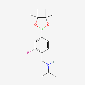 4-(Isopropylaminomethyl)-3-fluorophenylboronic acid, pinacol ester