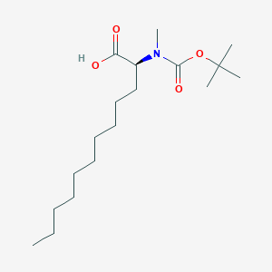 molecular formula C18H35NO4 B2785238 Boc-MeAdod(2)-OH CAS No. 2389078-48-0