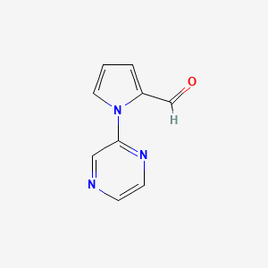 1-(pyrazin-2-yl)-1H-pyrrole-2-carbaldehyde