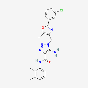 N-cyclohexyl-2-[6-(3,4-dimethoxyphenyl)imidazo[2,1-b][1,3]thiazol-3-yl]-N-(2-thienylmethyl)acetamide