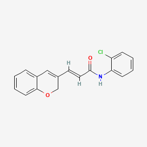 (2E)-N-(2-chlorophenyl)-3-(2H-chromen-3-yl)prop-2-enamide