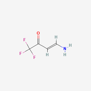 molecular formula C4H4F3NO B2785317 4-Amino-1,1,1-trifluoro-3-buten-2-one CAS No. 120417-45-0; 184848-89-3