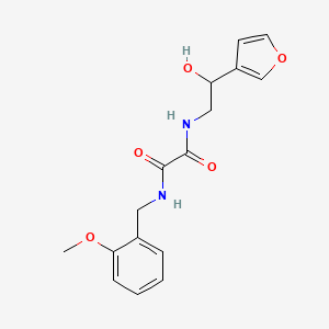 N1-(2-(furan-3-yl)-2-hydroxyethyl)-N2-(2-methoxybenzyl)oxalamide
