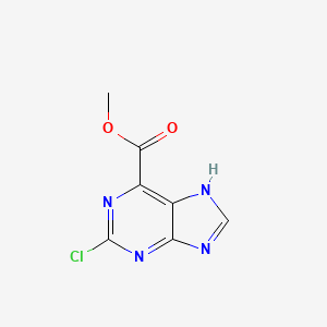 Methyl 2-chloro-7h-purine-6-carboxylate