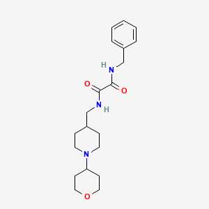 N1-benzyl-N2-((1-(tetrahydro-2H-pyran-4-yl)piperidin-4-yl)methyl)oxalamide