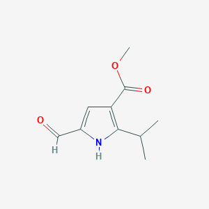 Methyl 5-formyl-2-(propan-2-yl)-1H-pyrrole-3-carboxylate