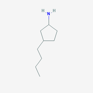 molecular formula C9H19N B2785399 3-Butylcyclopentan-1-amine CAS No. 1339583-07-1