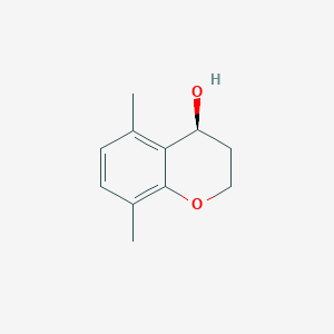 molecular formula C11H14O2 B2785408 (4S)-5,8-dimethyl-3,4-dihydro-2H-1-benzopyran-4-ol CAS No. 1568043-65-1