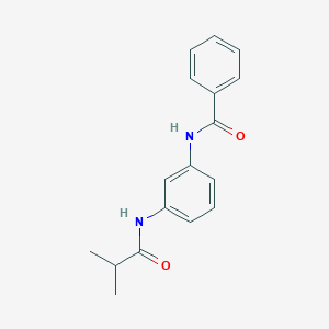molecular formula C17H18N2O2 B278541 N-[3-(isobutyrylamino)phenyl]benzamide 