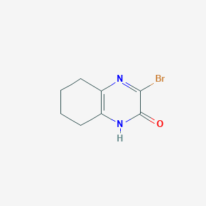 molecular formula C8H9BrN2O B2785411 3-bromo-5,6,7,8-tetrahydro-1H-quinoxalin-2-one CAS No. 140911-21-3